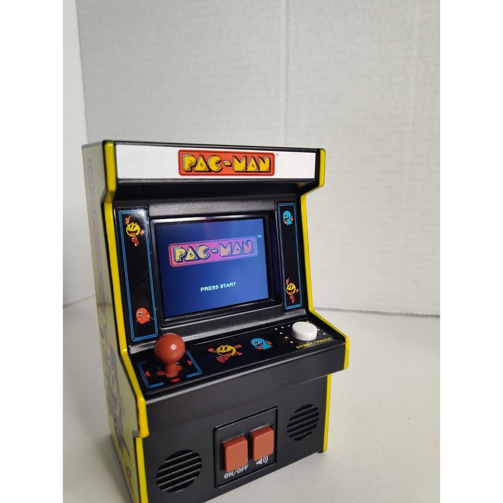 Basic Fun Pac-Man Handheld Mini Arcade Game Bandai Namco Pacman Tested Working - Picture 2 of 8